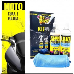 DR.BIKE σετ καθαρισμού μηχανής 3σε1 Σπρέϊ & Καθαριστικά